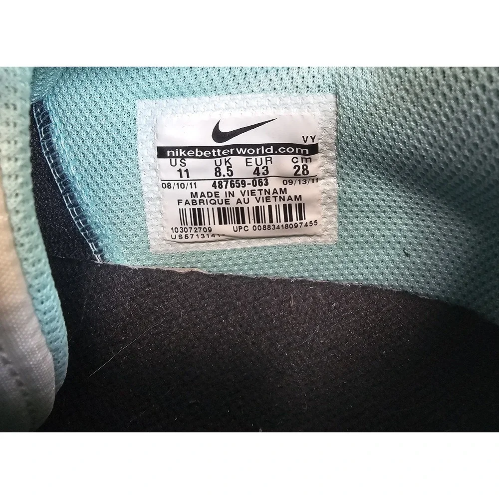 Nike Mogan 2 Men's Size 11 Black Gray Pink Mint Skate Shoes Sneakers 487659-063
